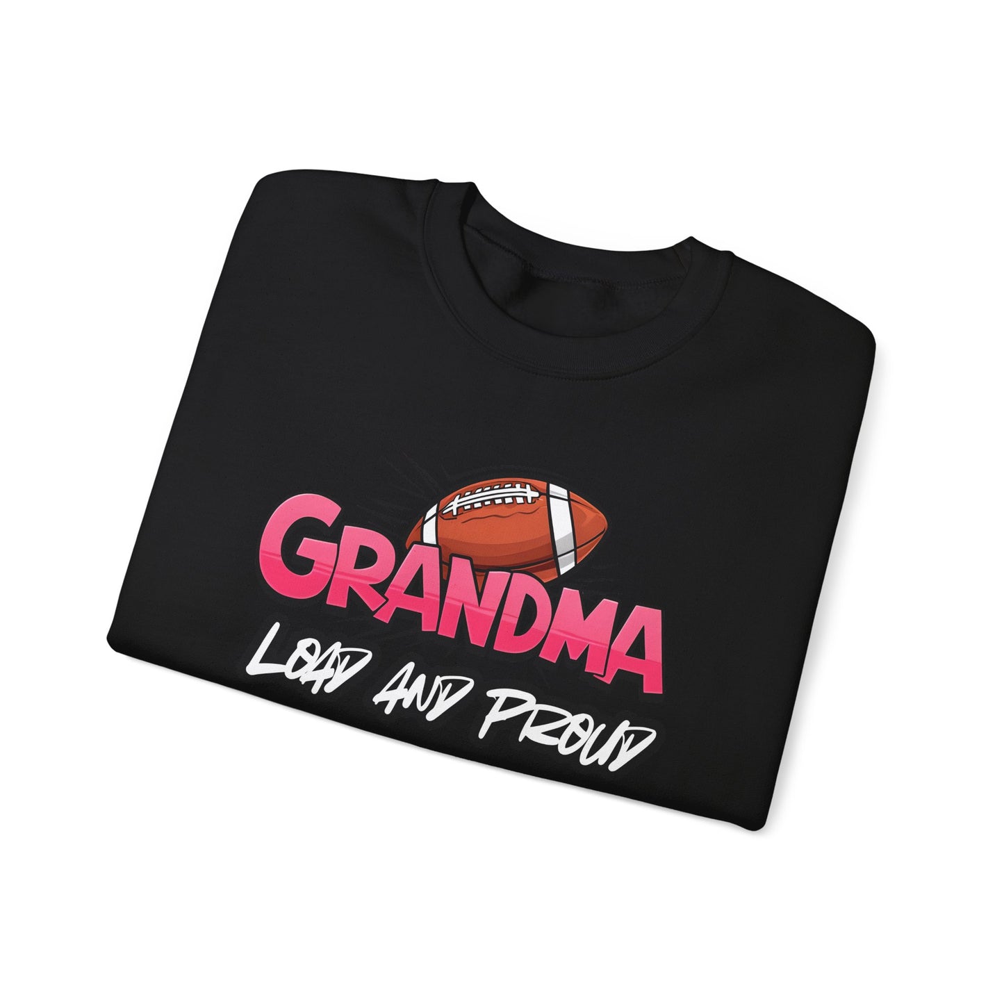 Football Grandma Sweatshirt with Name and Number