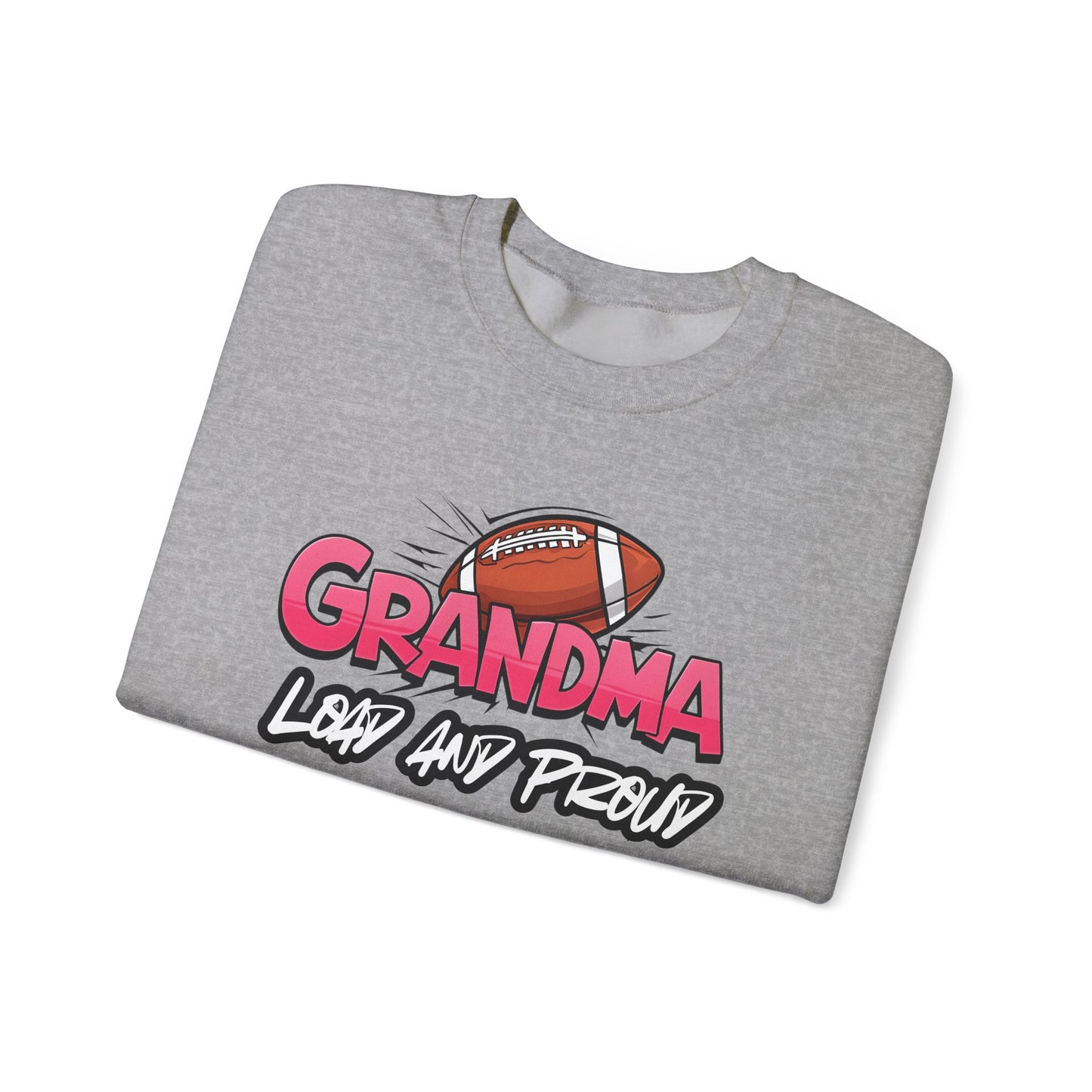 Football Grandma Sweatshirt with Name and Number