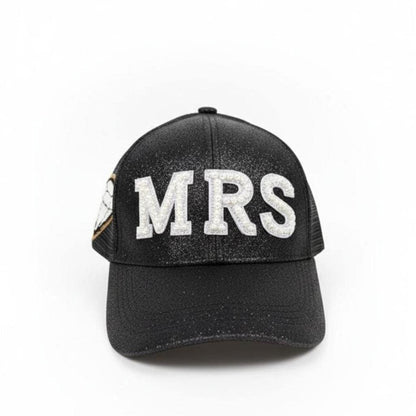 Mrs. Glitter Trucker Hat – Bridal Hat for Bachelorette & Honeymoon