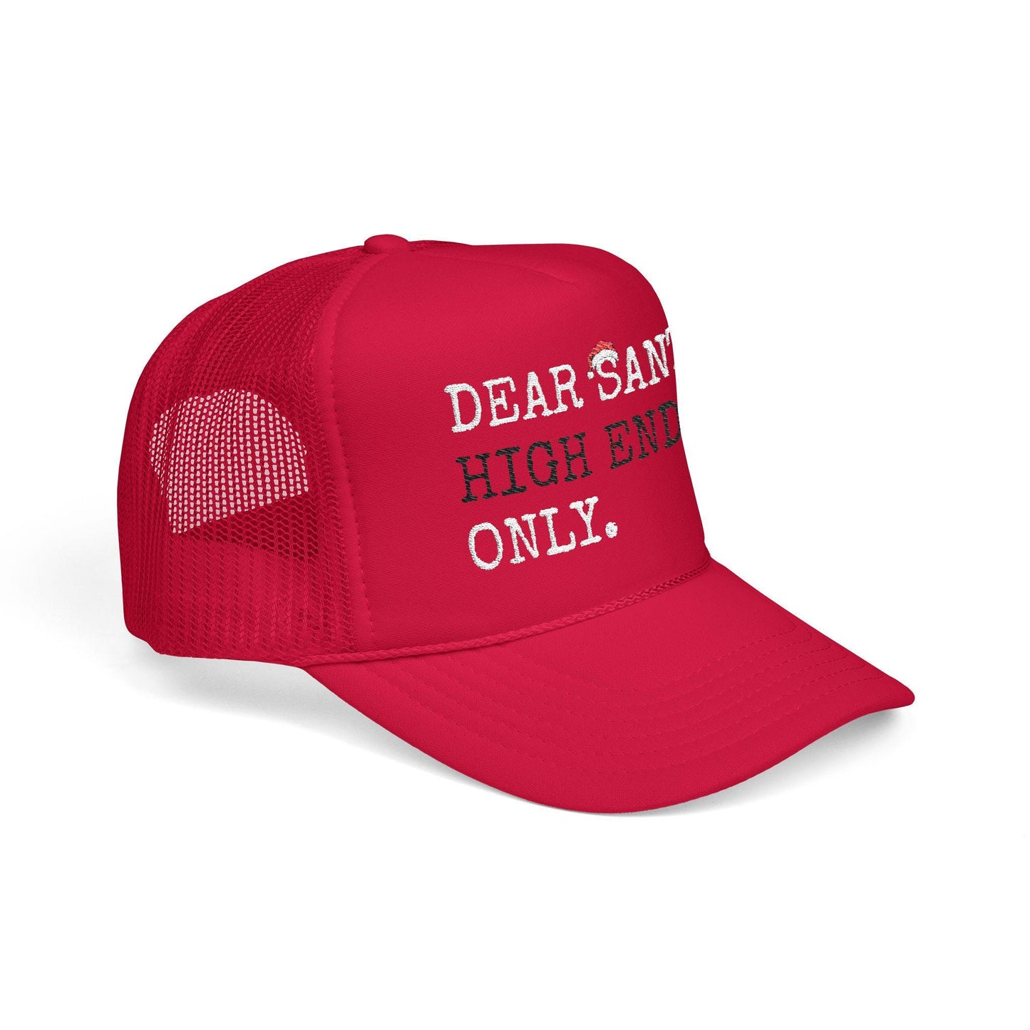👉 Dear Santa High End Only Trucker Hat – Funny Christmas Hat