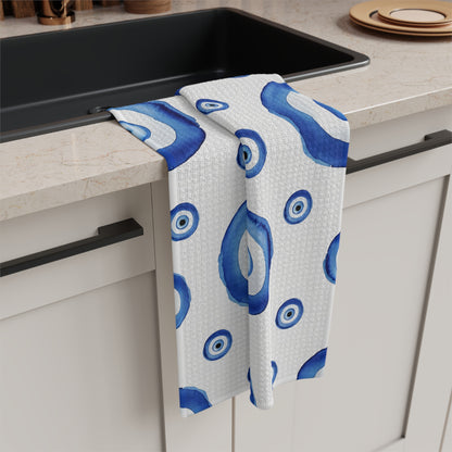 Blue Evil Eye Kitchen Towel – Protective Home Decor Dish Towel