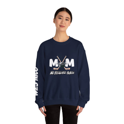 Personalized Hockey Mom Sweatshirt – Graffiti Name & Number Sleeve