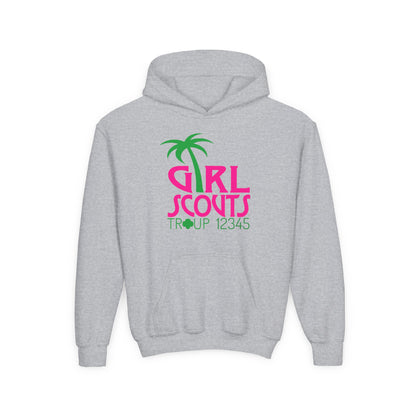 Personalized Girl Scout Hoodie | Custom Troop Number Sweatshirt for Girls