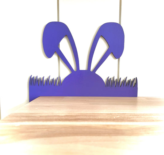 Bunny Ears Door Corner Sign | Easter Bunny Decor | Spring Corner Wall Decor