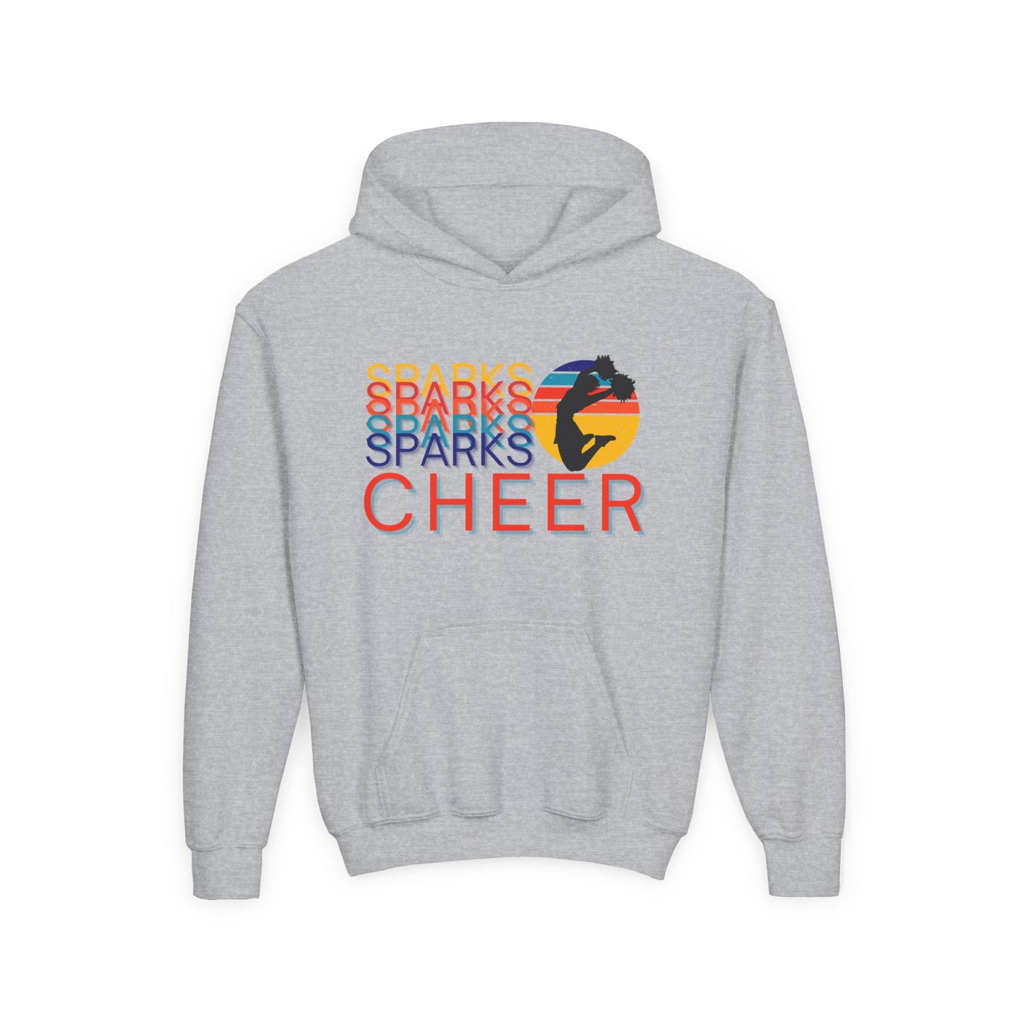 Personalized Youth Cheer Hoodie – Custom Cheer Name Sweatshirt