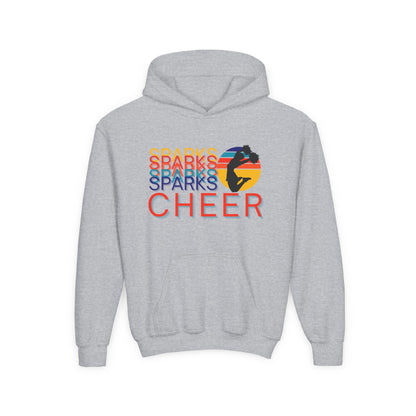 Personalized Youth Cheer Hoodie – Custom Cheer Name Sweatshirt