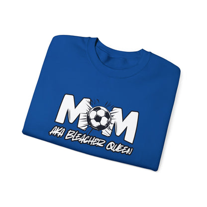 Personalized Soccer Mom Sweatshirt with Name & Number Sleeve