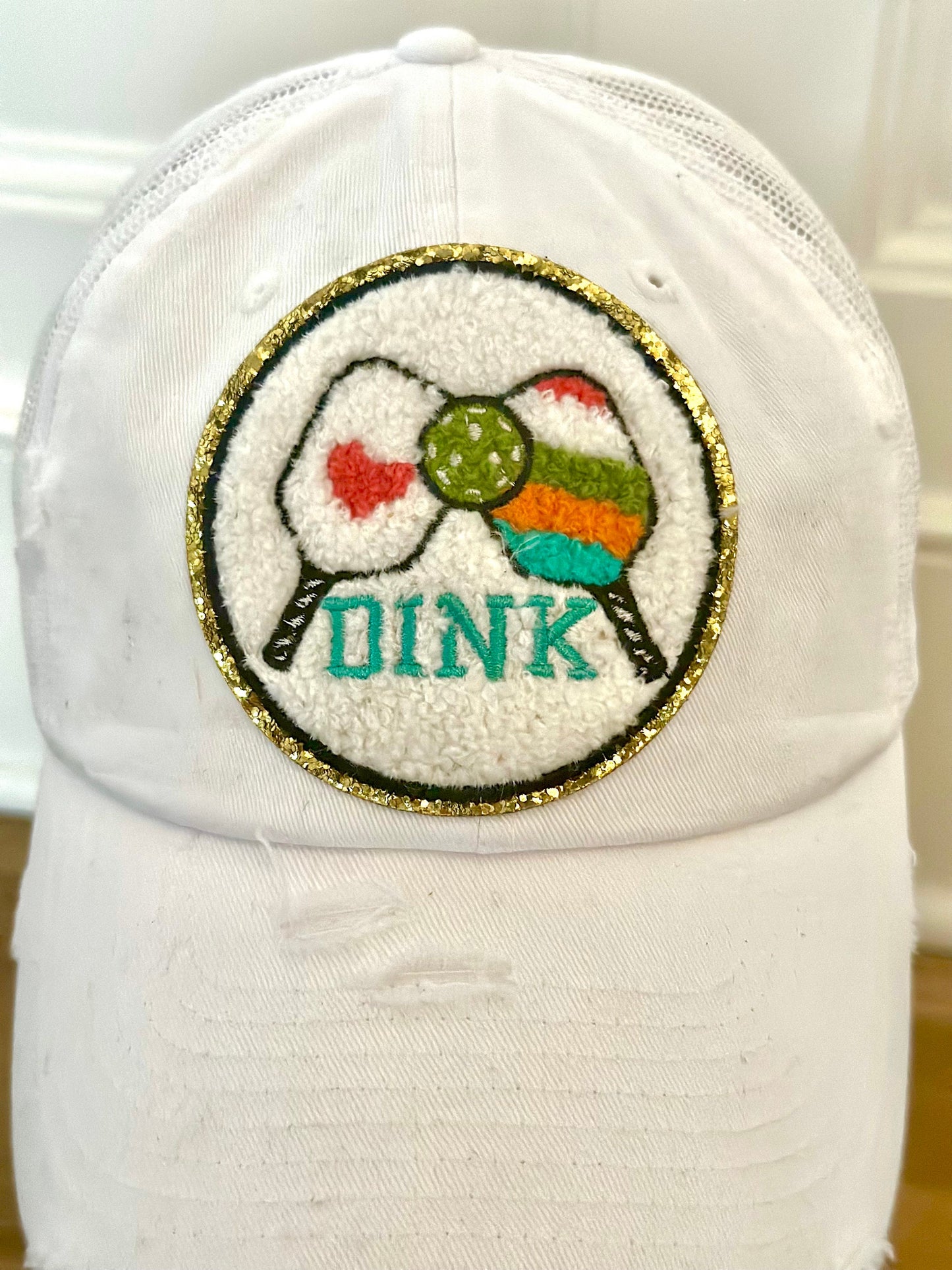 Pickleball DINK Patch | Chenille Pickleball Patch | Cute Pickleball Gift & Accessory