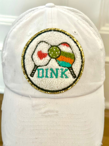 Pickleball DINK Patch | Chenille Pickleball Patch | Cute Pickleball Gift & Accessory