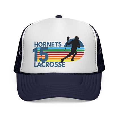 Retro Lacrosse Trucker Hat | Personalized Lacrosse Number Hat | Lacrosse Mom Hat