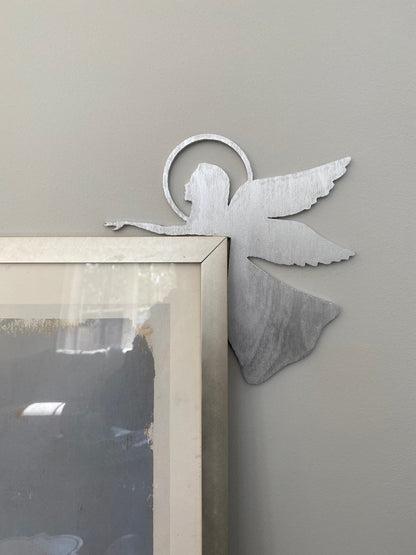 Guardian Angel Gift, Angel Door Corner Decor, Christmas Angel Corner Sign, Loss of a Loved one Gift, Protected by Angels