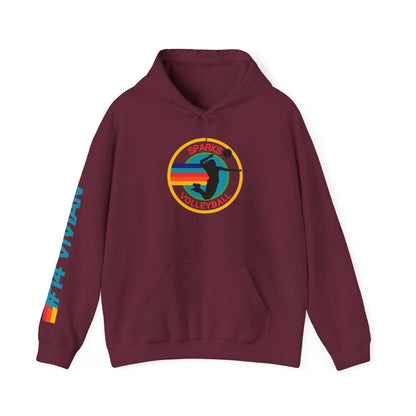 Personalized Volleyball Hoodie – Custom Team Name, Player Name & Number