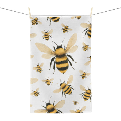 Bee Kitchen Towel – Cute Microfiber Tea Towel for Kitchen Decor
