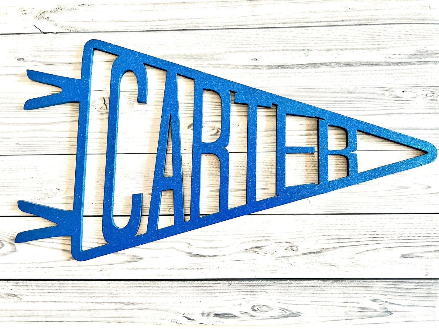 Custom Name Pennant Flag | Personalized Wall Flag Decor | College State Banner Gift