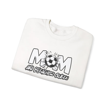 Personalized Soccer Mom Sweatshirt with Name & Number Sleeve