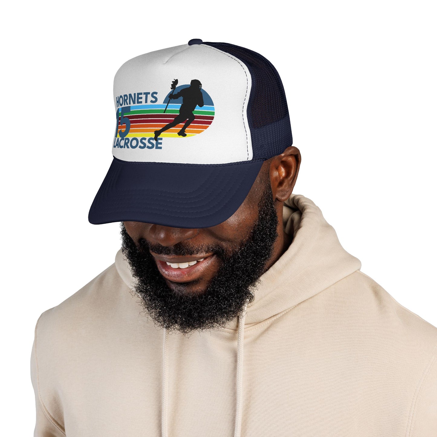 Retro Lacrosse Trucker Hat | Personalized Lacrosse Number Hat | Lacrosse Mom Hat