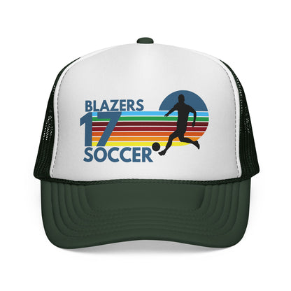 Custom Retro Soccer Mom Trucker Hat – Personalized Team Number Cap