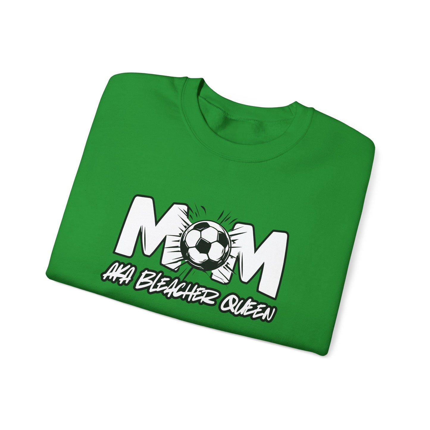 Personalized Soccer Mom Sweatshirt with Name & Number Sleeve