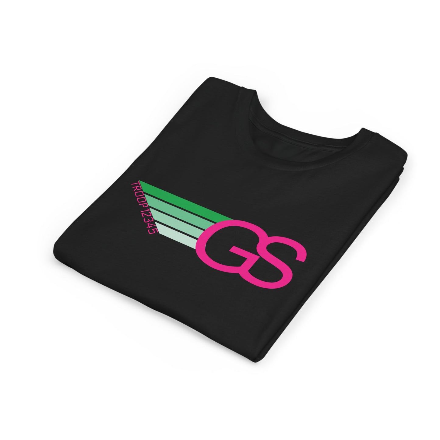 Retro Girl Scout Troop Shirt | Personalized Troop Number T-Shirt | Camp Shirt for Girls