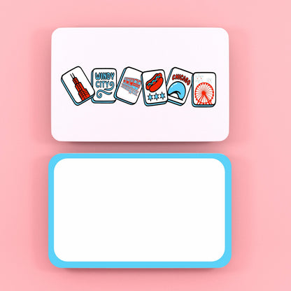 Chicago Mahjong Notecards Set – Windy City Tile Stationery (Set of 10)