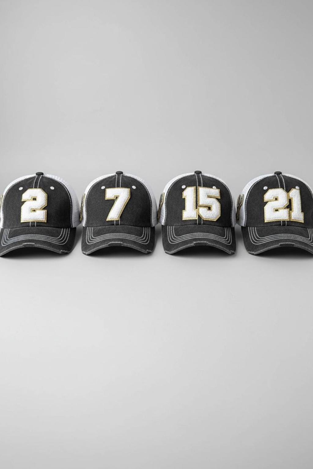 Custom Lacrosse Mom Trucker Hat with Number Patch