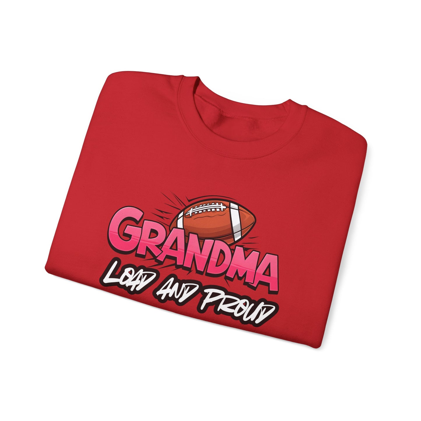 Football Grandma Sweatshirt with Name and Number