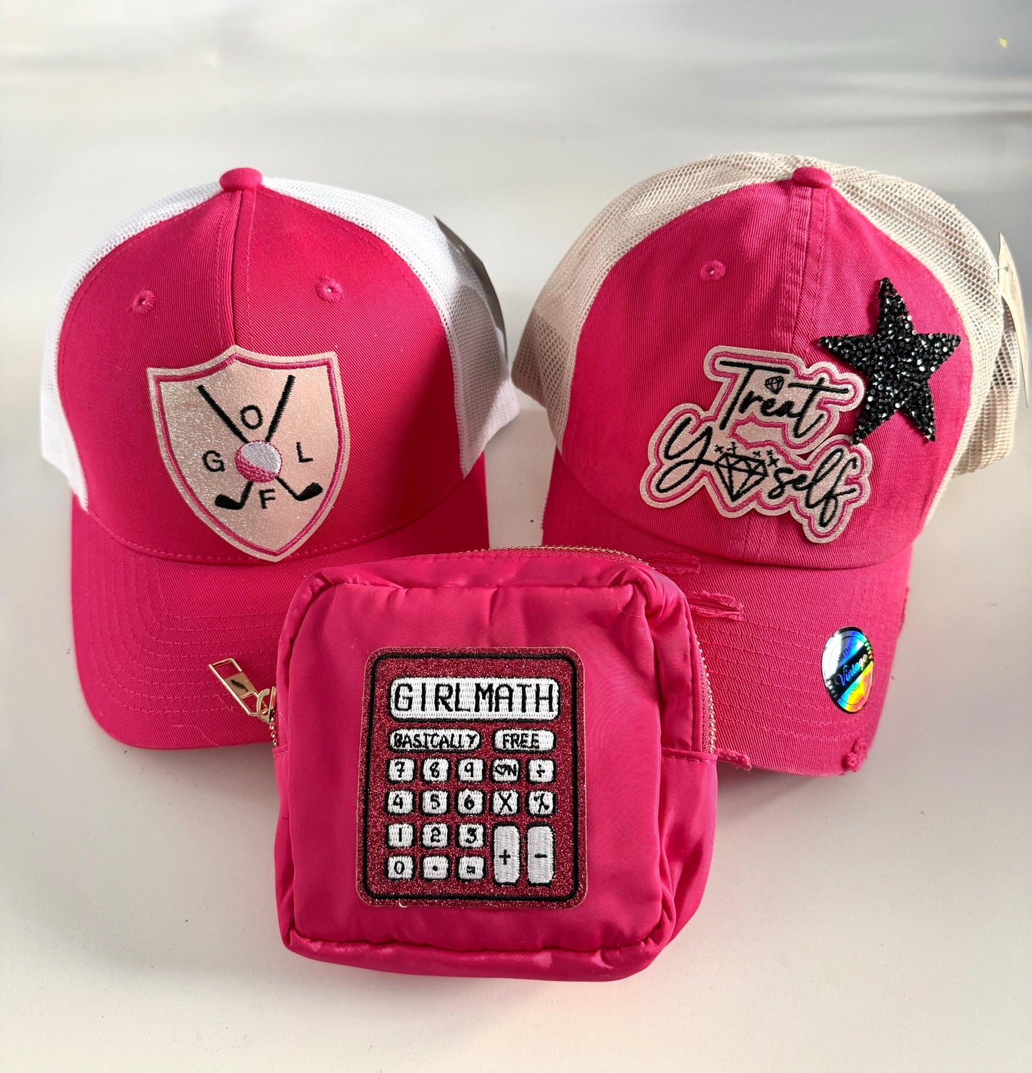 Treat Yo Self Patch | Glitter Iron On Patch | Cute DIY Jacket Patch Gift