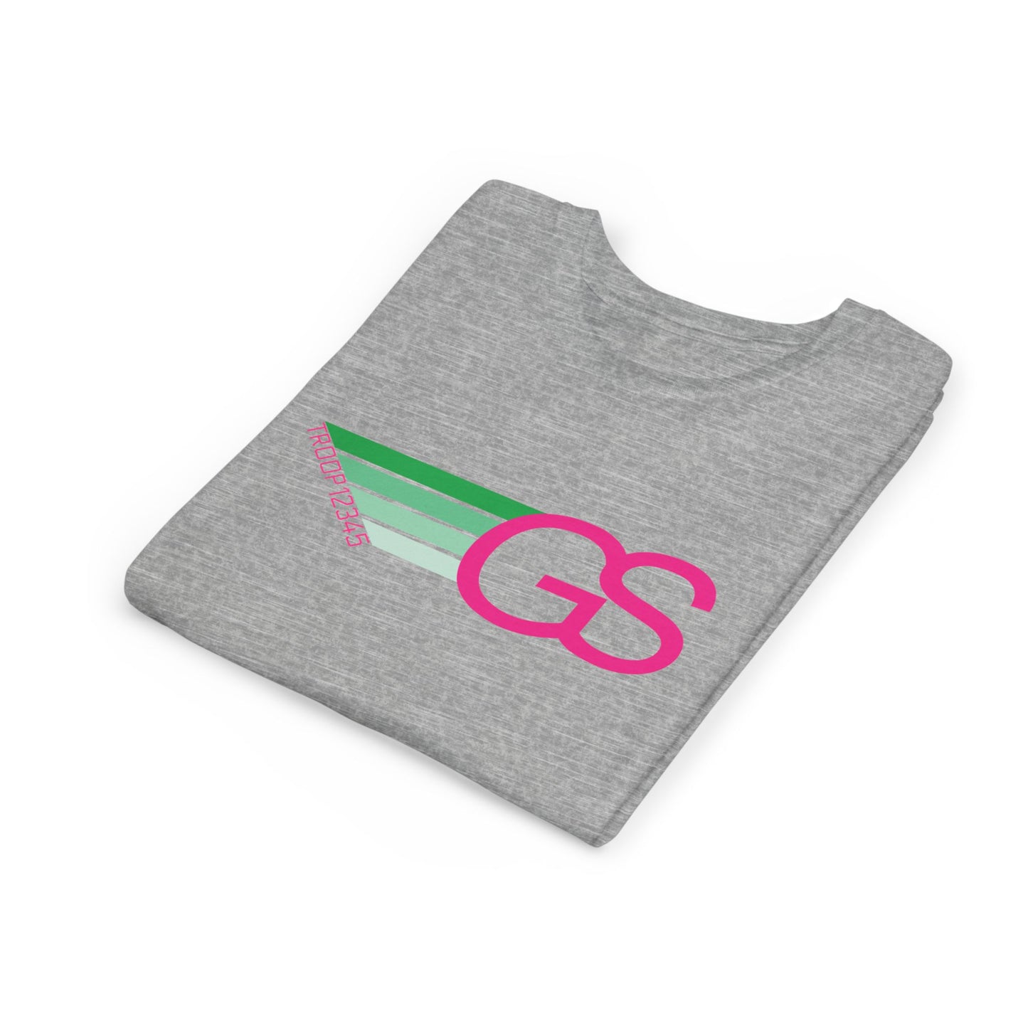 Retro Girl Scout Troop Shirt | Personalized Troop Number T-Shirt | Camp Shirt for Girls