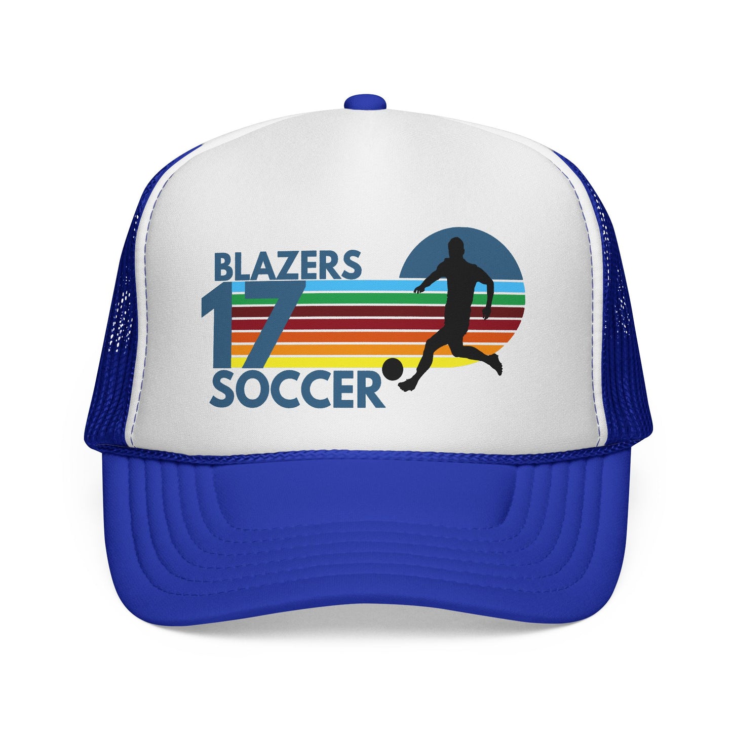 Custom Retro Soccer Mom Trucker Hat – Personalized Team Number Cap