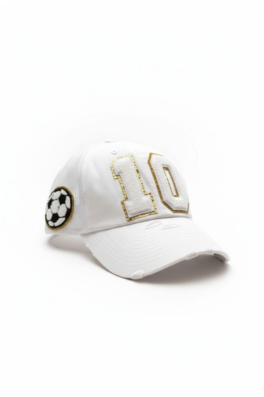 Personalized Hockey Mom Hat – Chenille Number, Hockey Sticks