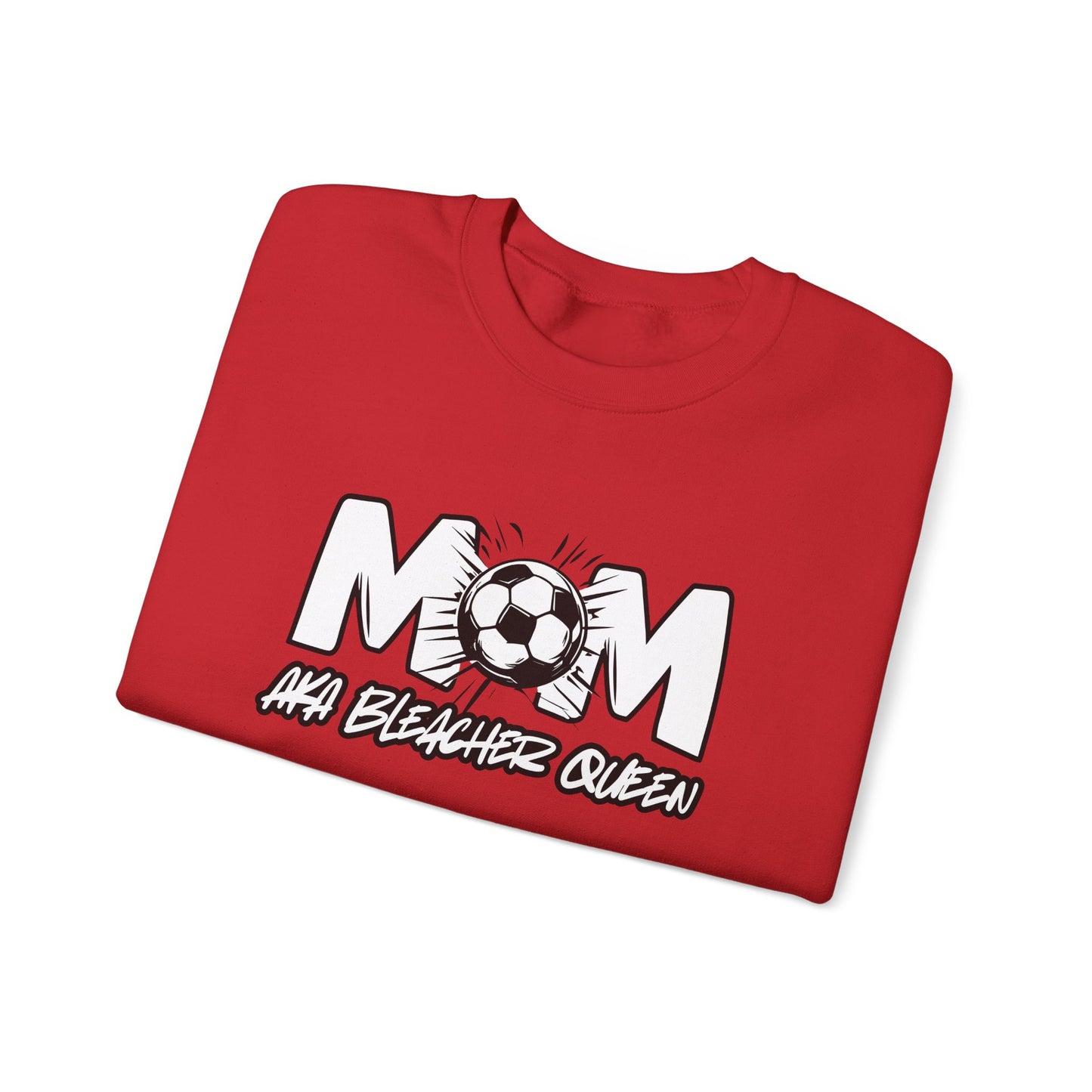 Personalized Soccer Mom Sweatshirt with Name & Number Sleeve