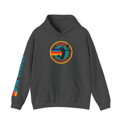 Personalized Volleyball Hoodie – Custom Team Name, Player Name & Number