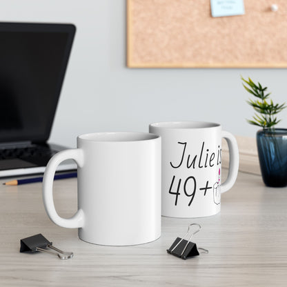 Personalized 49 + 1 Mug – Funny 50th Birthday Gift