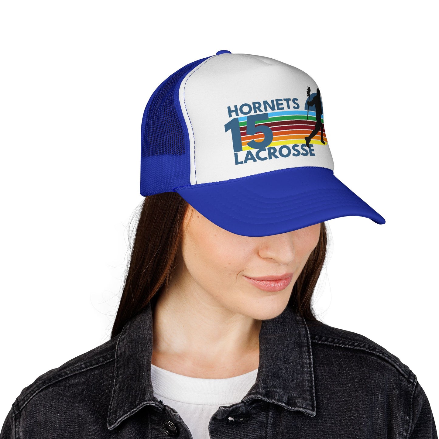 Retro Lacrosse Trucker Hat | Personalized Lacrosse Number Hat | Lacrosse Mom Hat