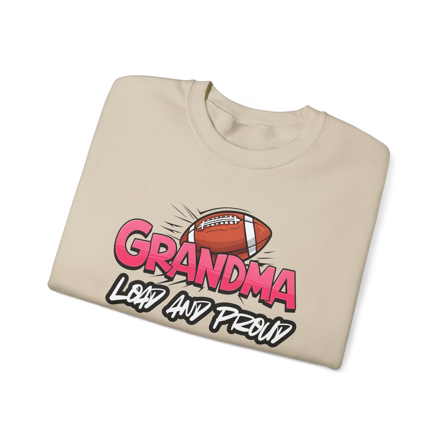 Football Grandma Sweatshirt with Name and Number