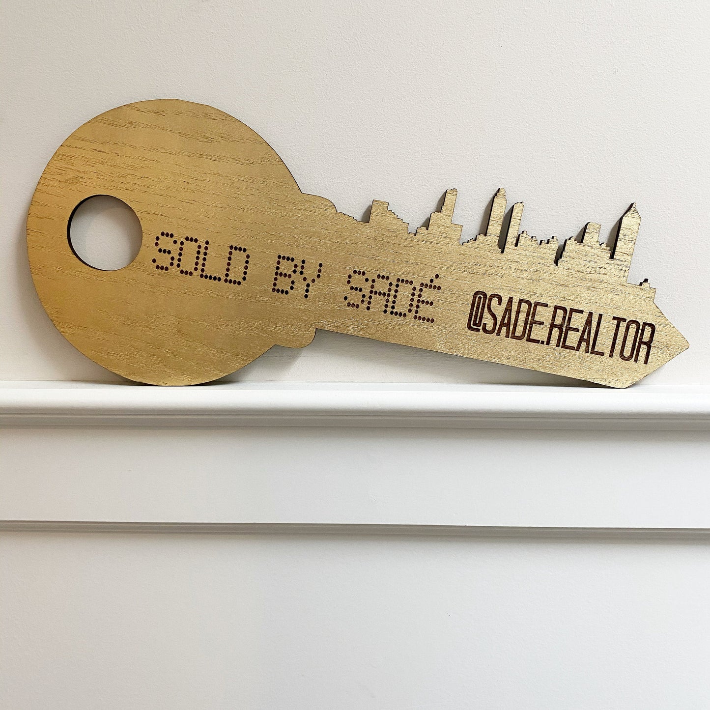 Custom Realtor Sold Sign | Real Estate Closing Photo Prop | Personalized Business Sign