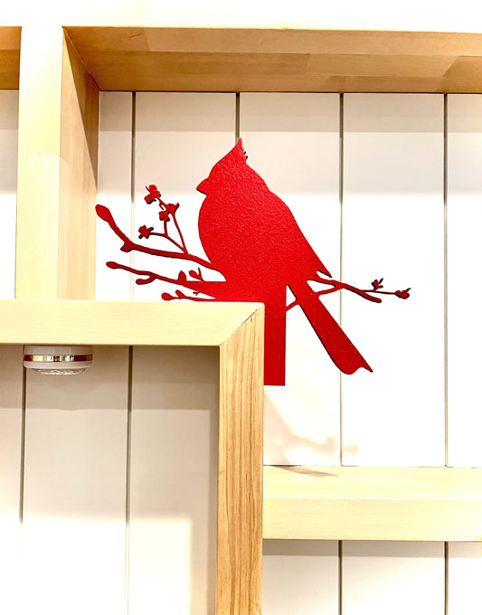 Cardinal Memorial Sign | Red Cardinal Door Corner Decor | Sympathy Gift | “Loved Ones Are Near”