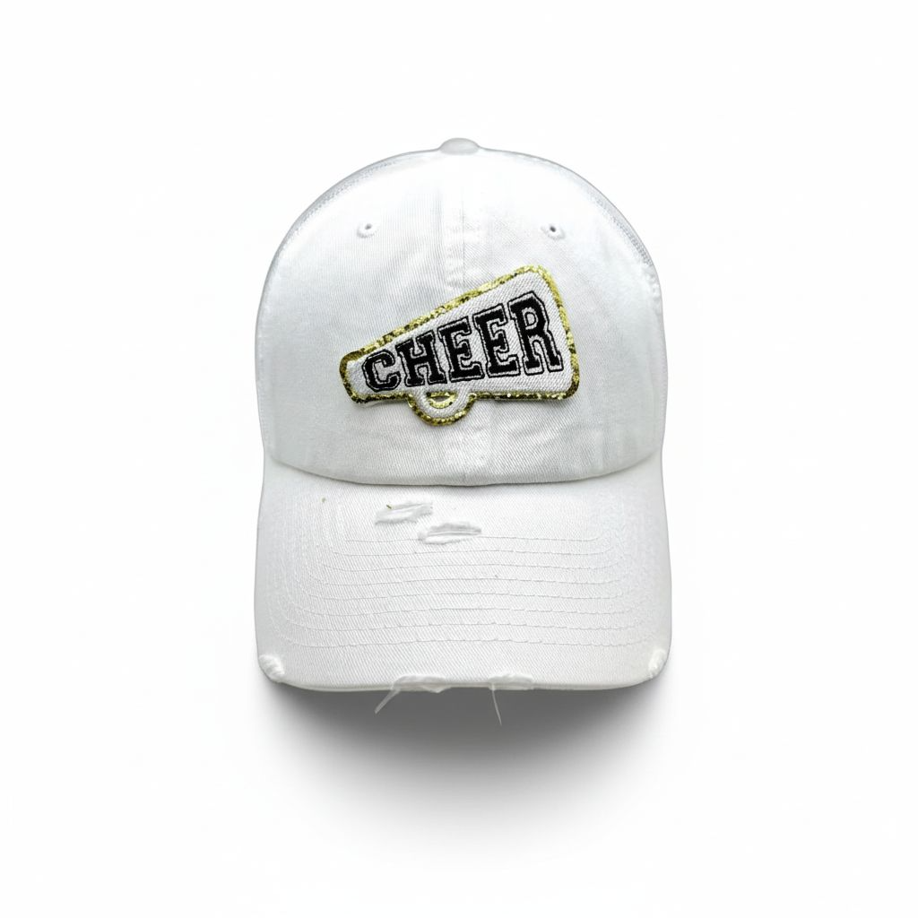 Cheer Mom Trucker Hat with Patch – Game Day Cheer Hat