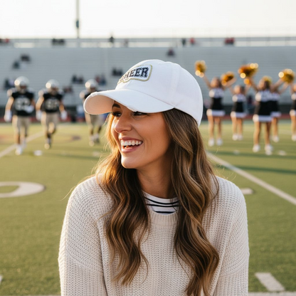 Cheer Mom Trucker Hat with Patch – Game Day Cheer Hat