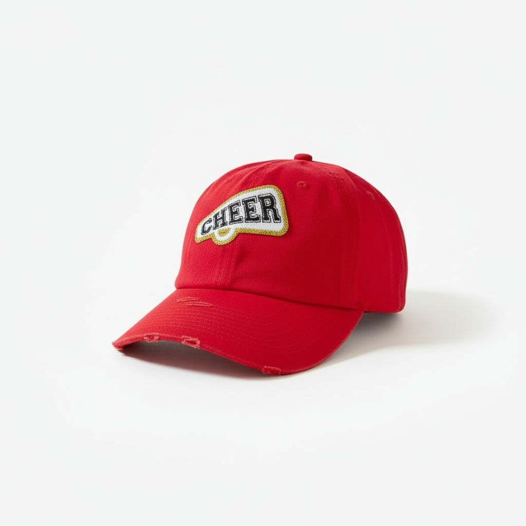 Cheer Mom Trucker Hat with Patch – Game Day Cheer Hat