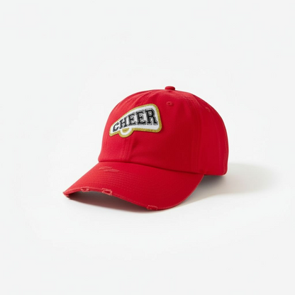 Cheer Mom Trucker Hat with Patch – Game Day Cheer Hat