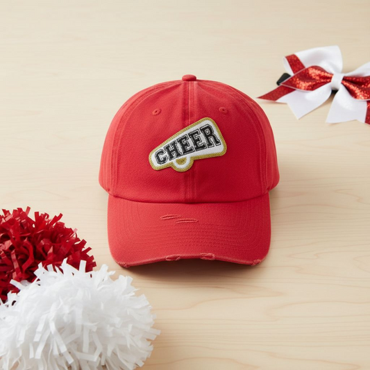 Cheer Mom Trucker Hat with Patch – Game Day Cheer Hat