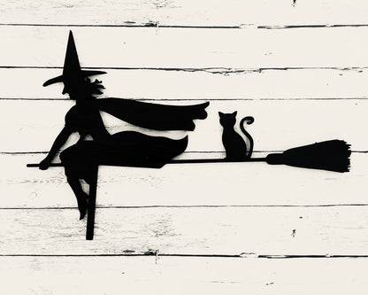 Simple Halloween Decor, Halloween Door Corner Sign, Witch Halloween Decor, Halloween Witch Sign, Halloween Door Topper, Fall Decor,