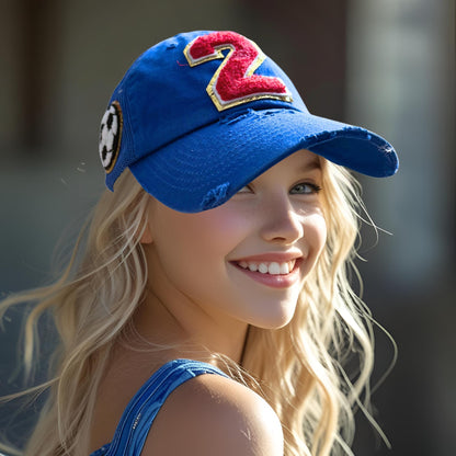 Custom Soccer Mom Trucker Hat with Number Patch