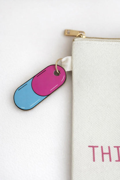 “This Is My Pharmacy” Makeup Bag – Funny Pill Organizer Pouch