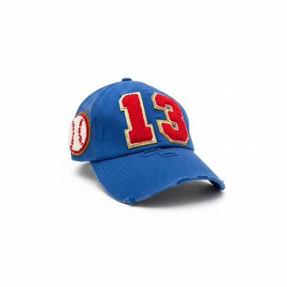 Baseball Mom Hat, Personalized Number Patch, Varsity Trucker Cap