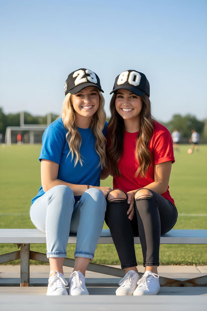 Custom Soccer Mom Trucker Hat with Number Patch