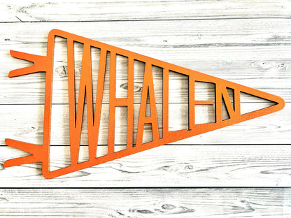Custom Name Pennant Flag | Personalized Wall Flag Decor | College State Banner Gift