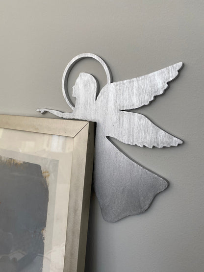 Guardian Angel Gift, Angel Door Corner Decor, Christmas Angel Corner Sign, Loss of a Loved one Gift, Protected by Angels