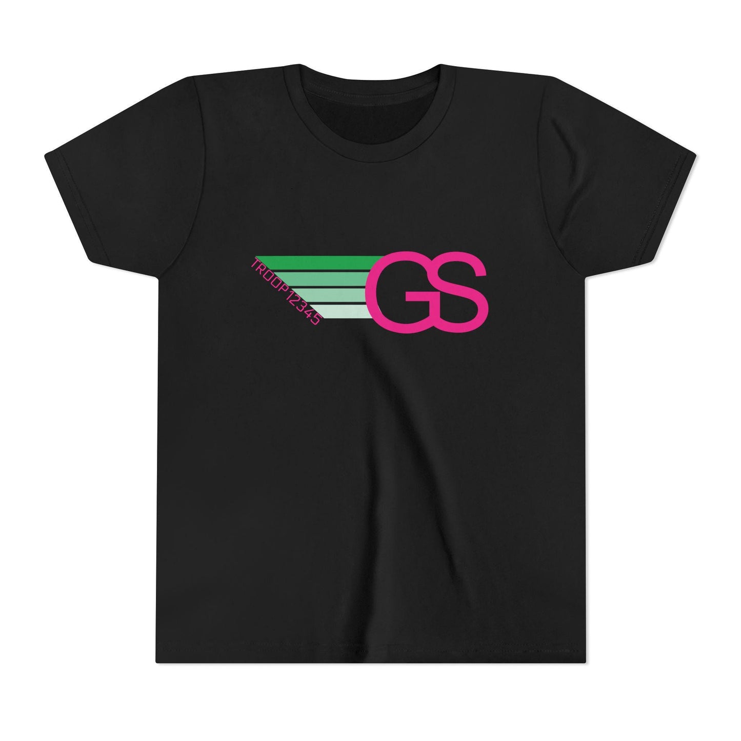 Retro Girl Scout Troop Shirt | Personalized Troop Number T-Shirt | Camp Shirt for Girls